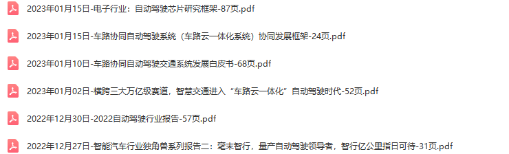 自动驾驶行业研究报告