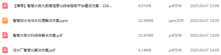 智慧水务解决方案