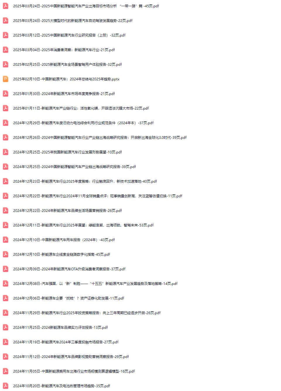 新能源汽车行业研究报告