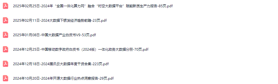 大数据行业研究报告