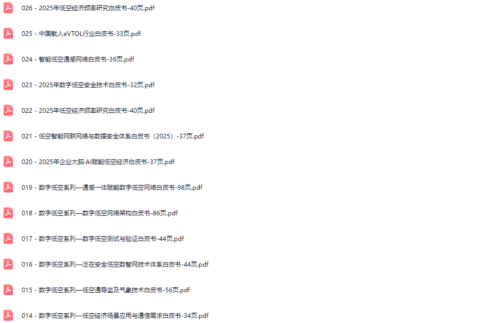 低空经济行业研究报告