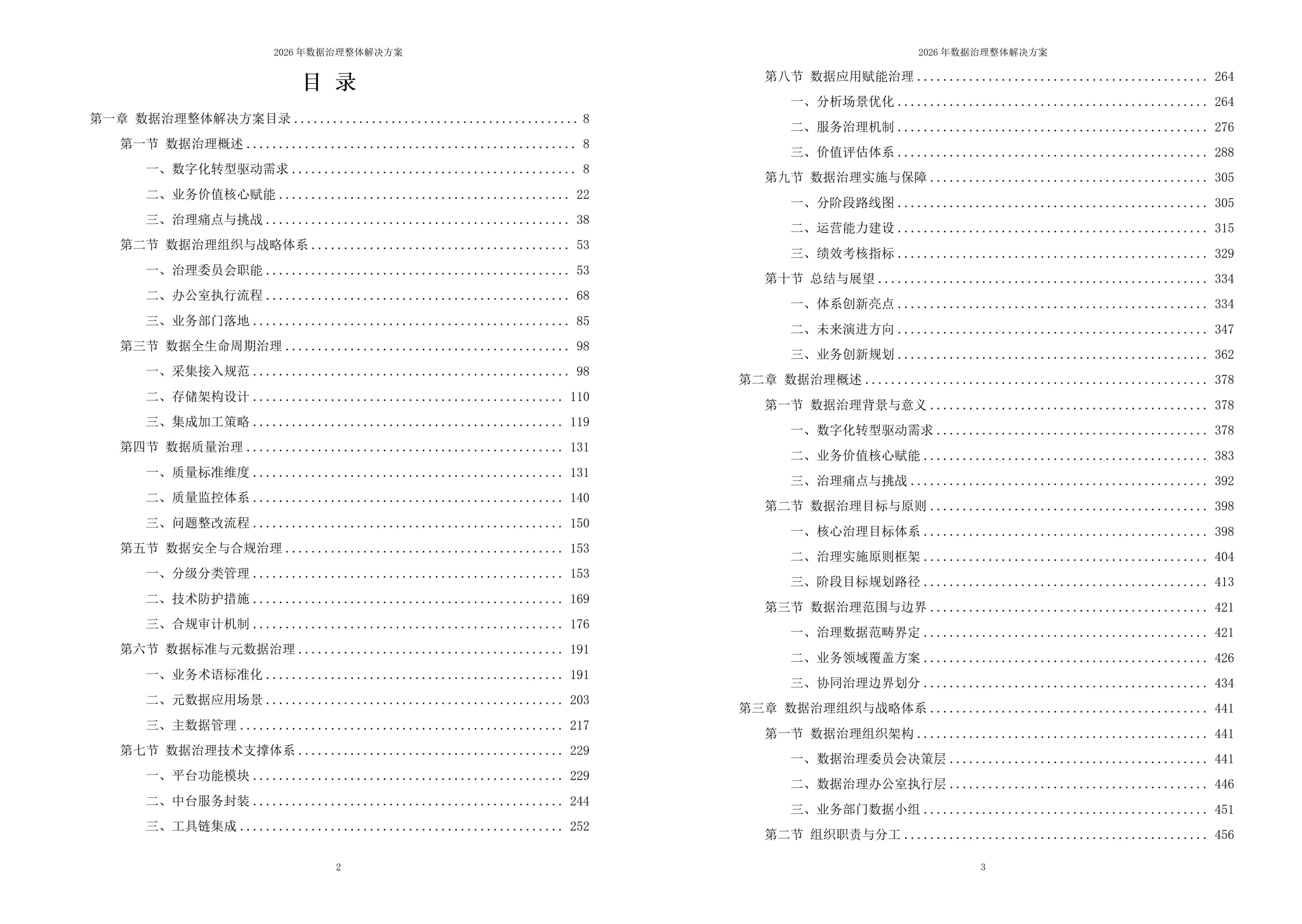 数据治理解决方案