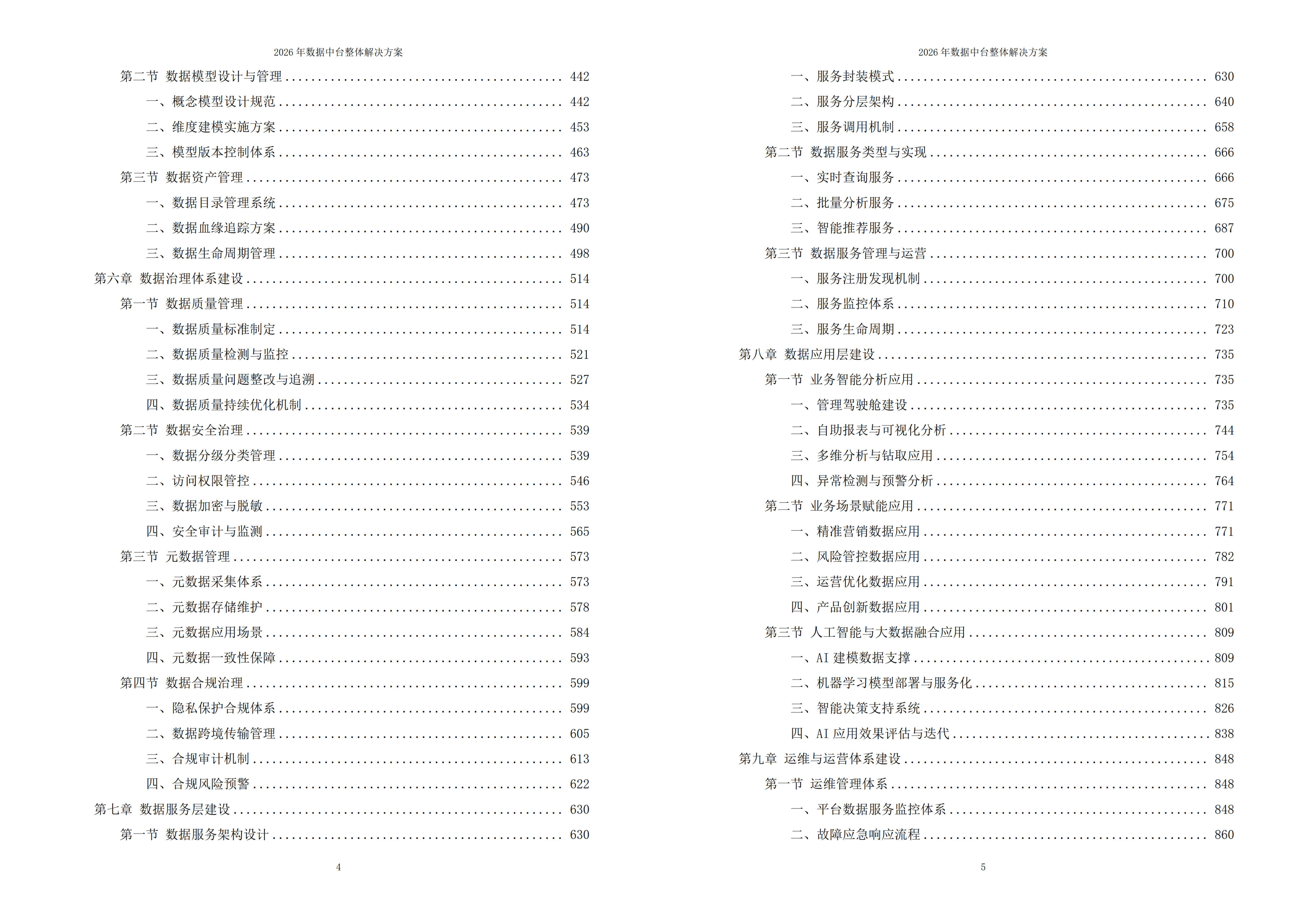 数据中台解决方案