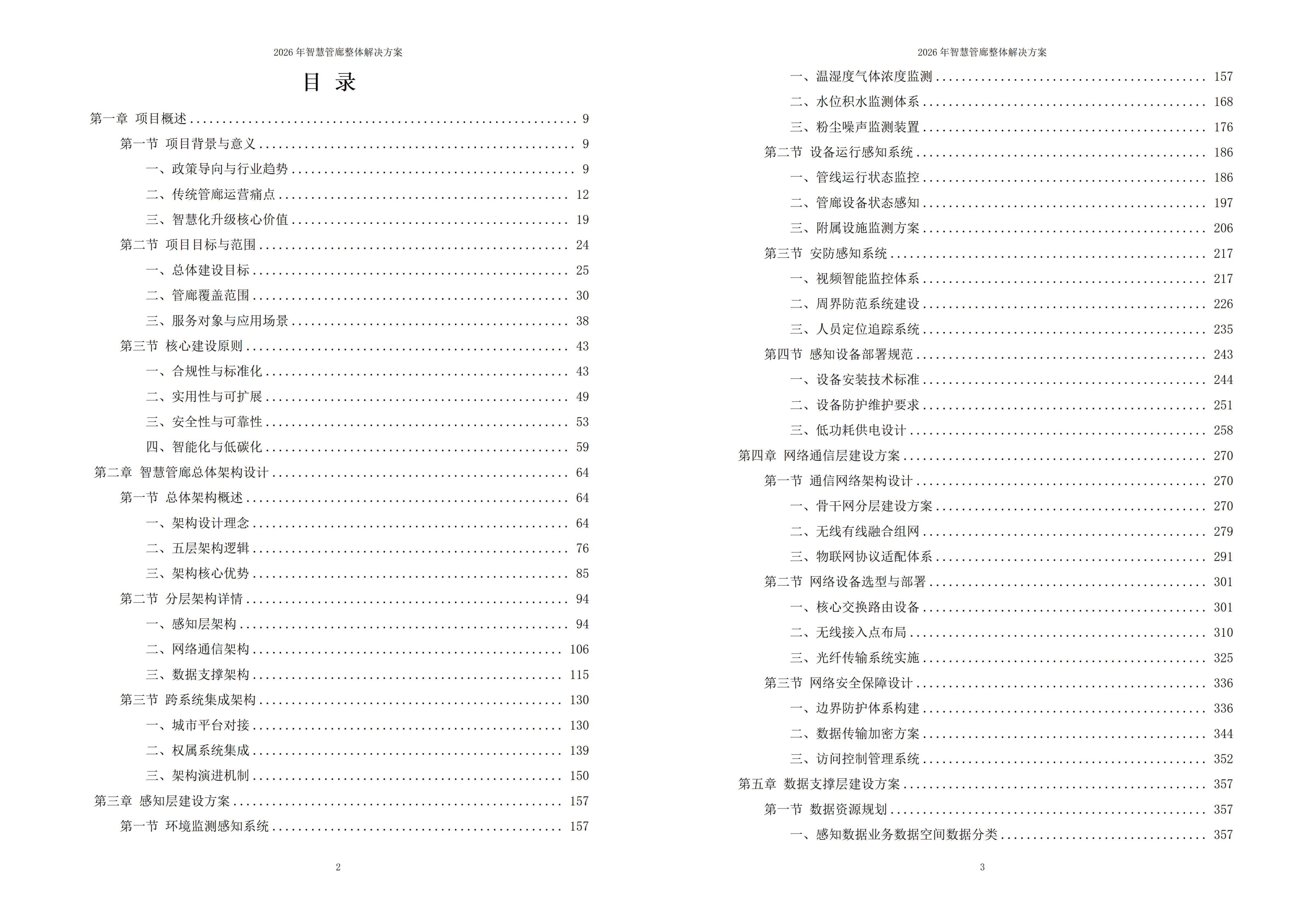 智慧管廊解决方案
