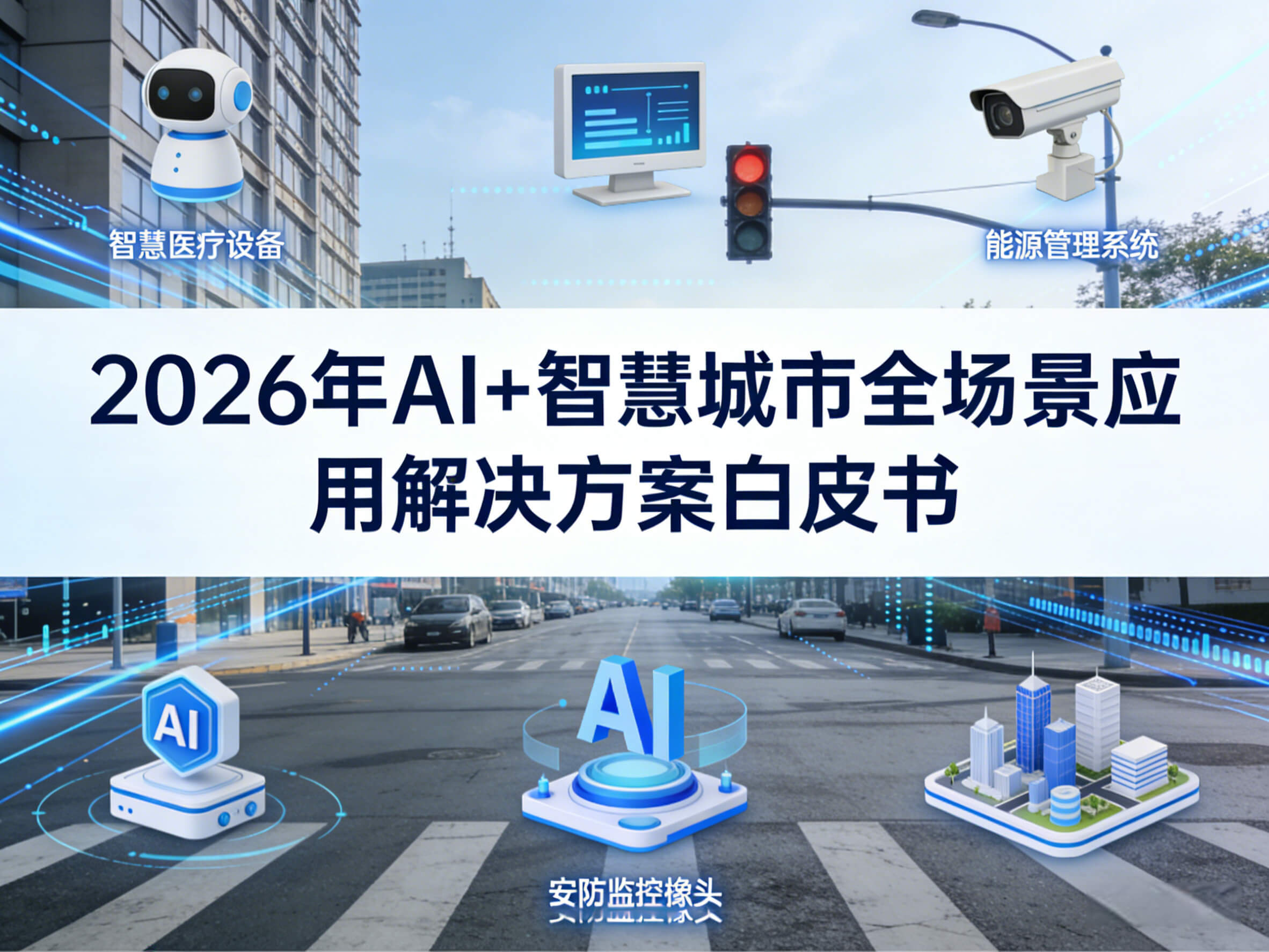 2026年AI+智慧城市全场景应用解决方案白皮书 – 全1795页下载