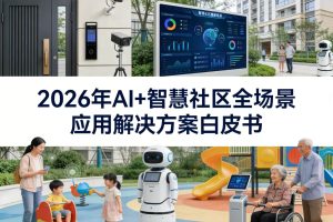 2026年AI+智慧社区全场景应用解决方案白皮书 – 全1625页下载