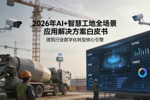 2026年AI+智慧工地全场景应用解决方案白皮书 – 全1968页下载
