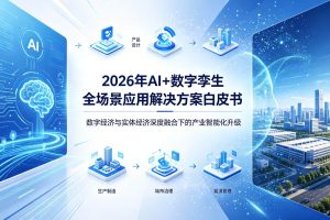 2026年AI+数字孪生全场景应用解决方案白皮书 – 全1802页下载