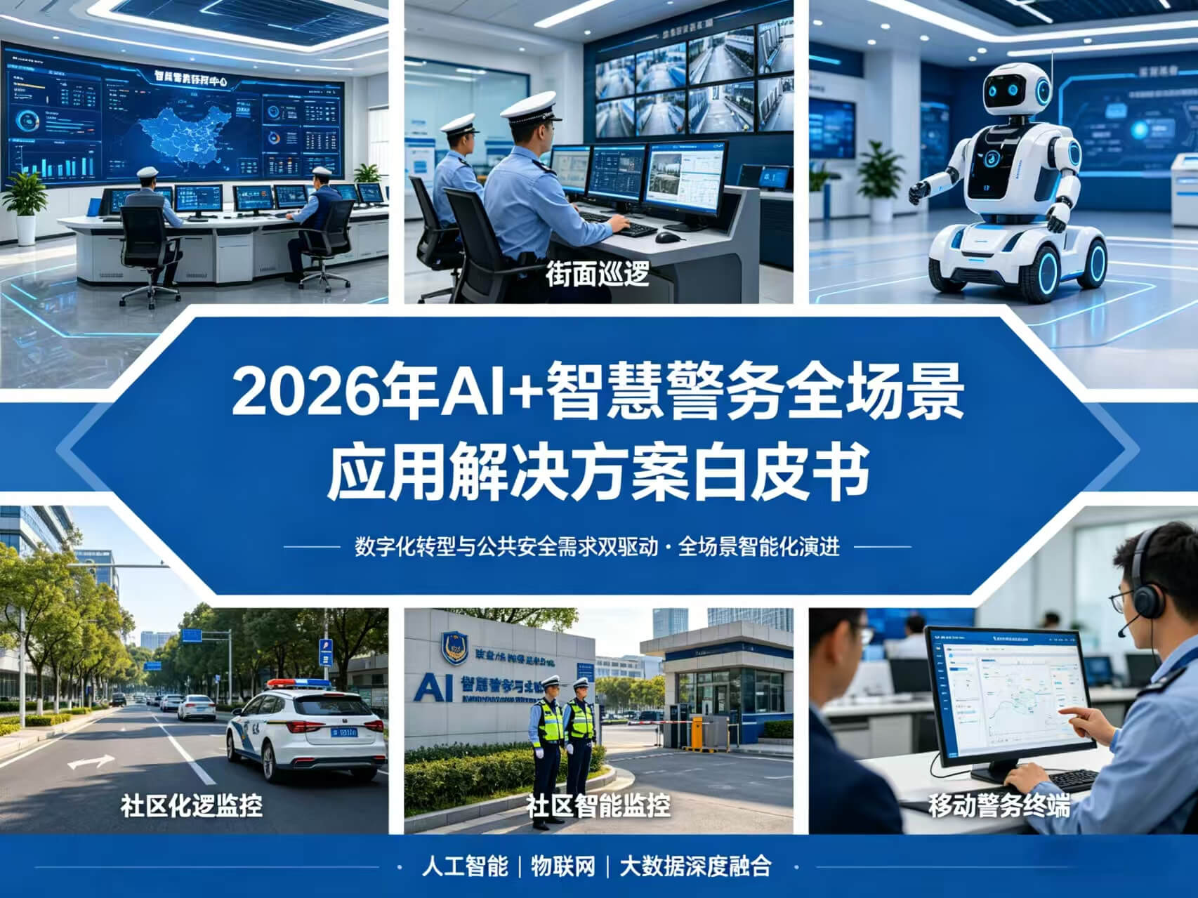 2026年AI+智慧警务全场景应用解决方案白皮书 – 全2188页下载
