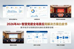 2026年AI+智慧党建全场景应用解决方案白皮书 – 全1115页下载