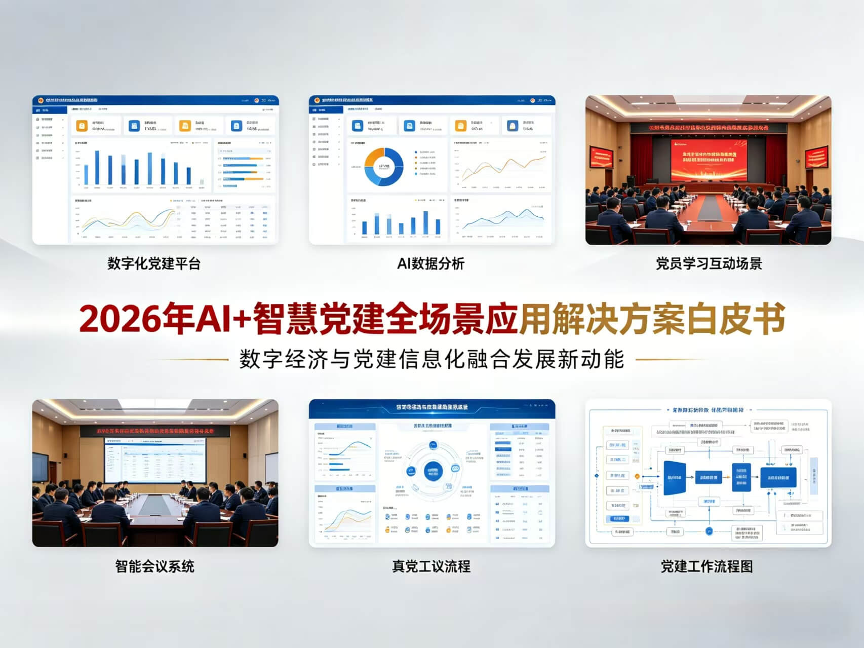 2026年AI+智慧党建全场景应用解决方案白皮书 – 全1115页下载