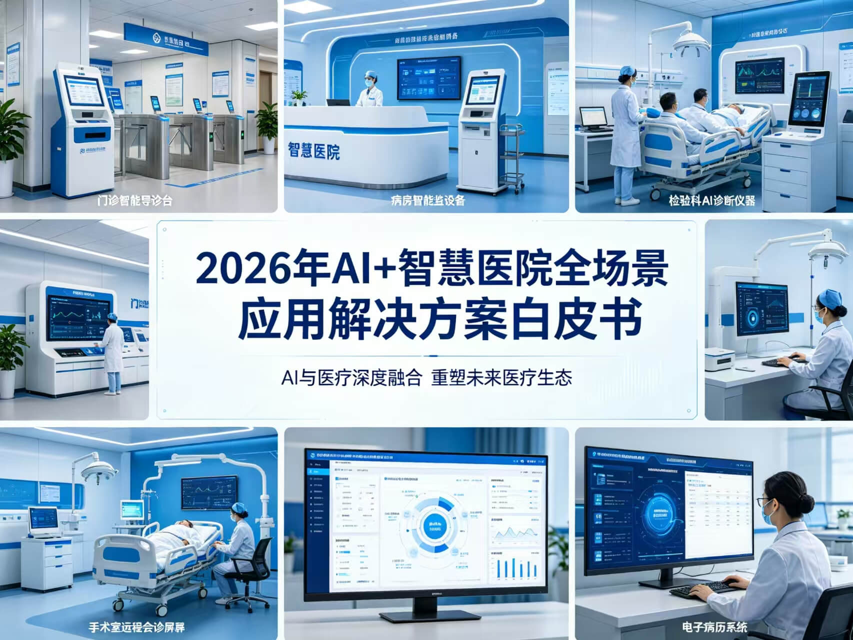 2026年AI+智慧医院全场景应用解决方案白皮书 – 全2101页下载