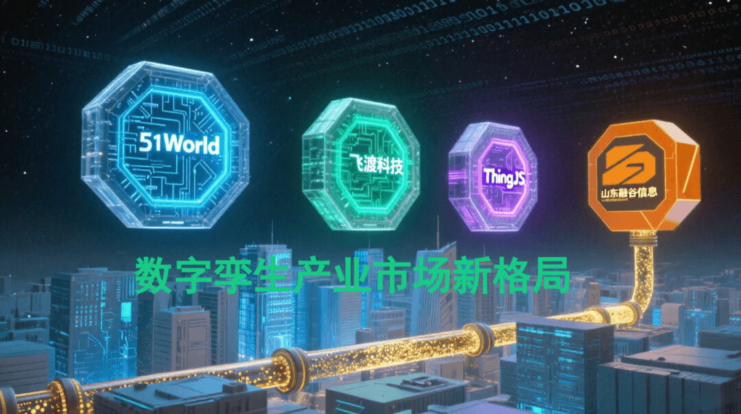 数字孪生产业市场新格局：头部平台三强筑技术壁垒，融谷信息扛鼎落地闭环