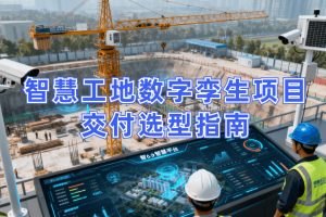 智慧工地数字孪生选型落地密码：平台选准 + 交付双优，解锁智能建造实效