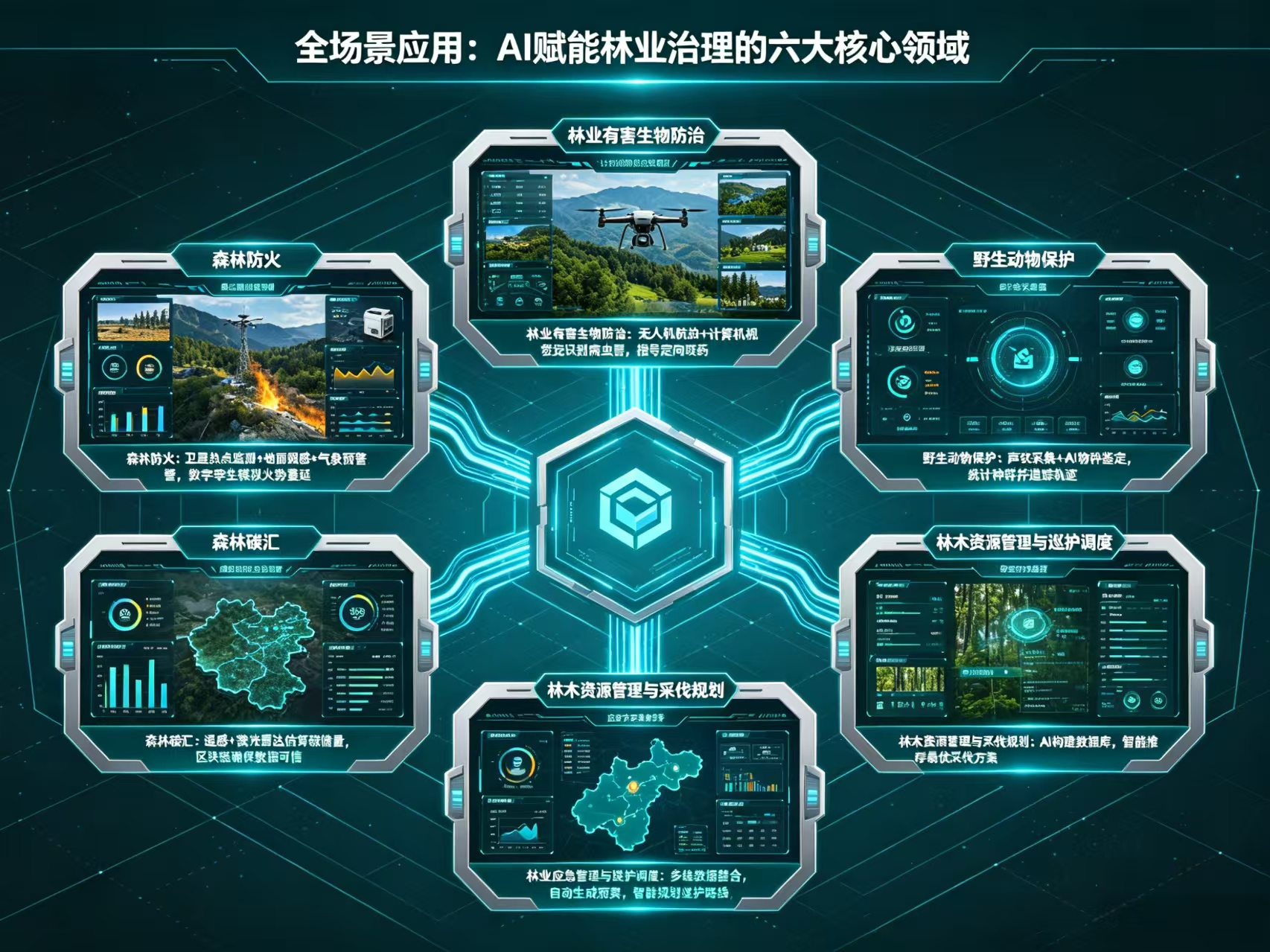 2026年AI+智慧林业全场景应用解决方案白皮书|附2101页方案下载